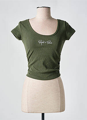 Top manches courtes manches courtes vert PROJECT X PARIS femme