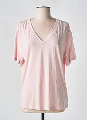 T-shirt rose TOMMY HILFIGER pour femme seconde vue