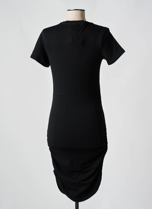 Robe mi-longue manches courtes manches courtes noir PROJECT X PARIS femme