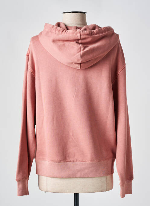 Sweat-shirt à capuche poches manches longues rose TOMMY HILFIGER femme