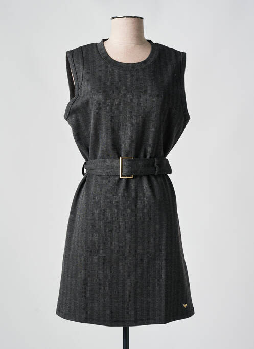 Robe mi-longue gris LPB pour femme