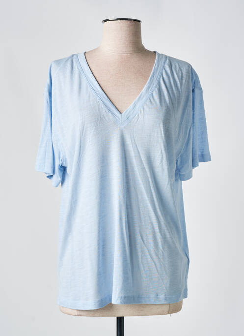 T-shirt bleu TOMMY HILFIGER pour femme