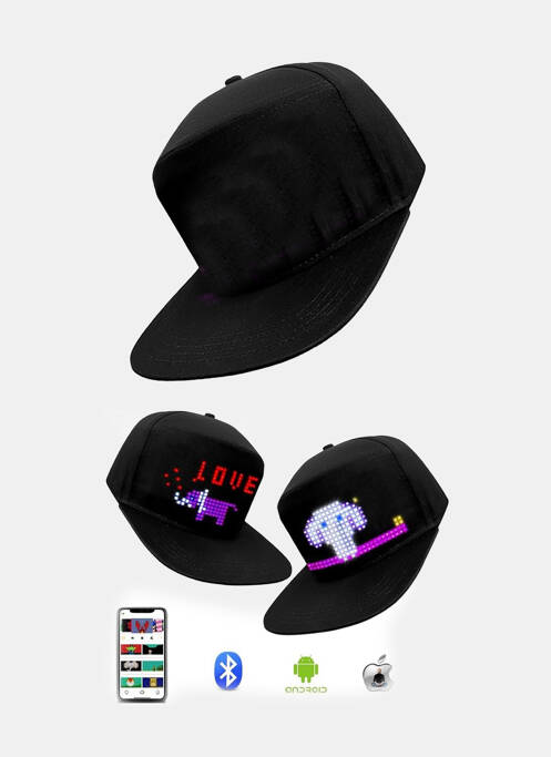 Casquette noir SPIN BALENCE pour unisexe