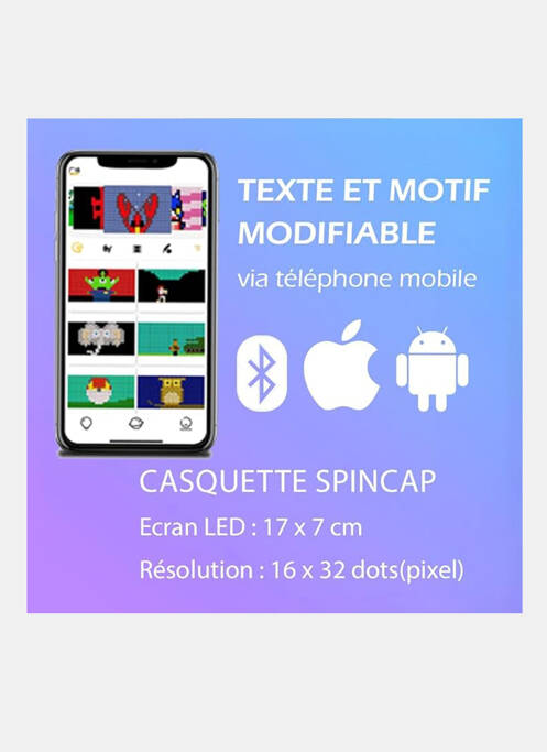 Casquette noir SPIN BALENCE pour unisexe