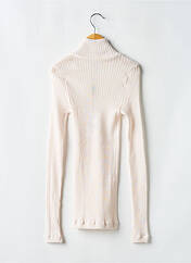 Pull col roulé beige LISANZA pour femme seconde vue