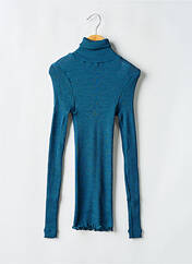 Pull col roulé bleu LISANZA pour femme seconde vue