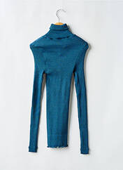 Pull col roulé bleu LISANZA pour femme seconde vue