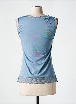 Top stretch sans manche bleu SIMONE PERELE femme