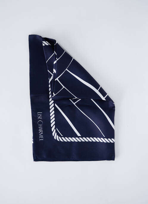 Foulard bleu LISE CHARMEL pour femme