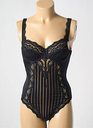 Body lingerie fermeture agrafe noir MARIE JO femme