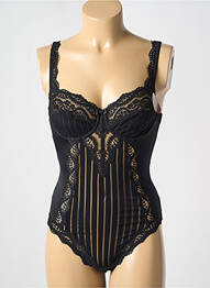 Body lingerie fermeture agrafe noir MARIE JO femme