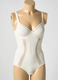 Body lingerie fermeture agrafe beige VANITY FAIR femme