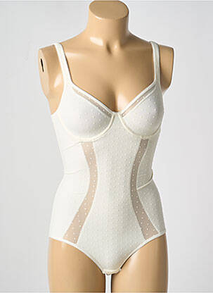 Body lingerie fermeture agrafe beige VANITY FAIR femme