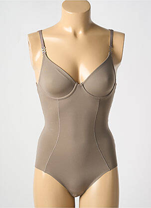 Body lingerie stretch marron VANITY FAIR femme