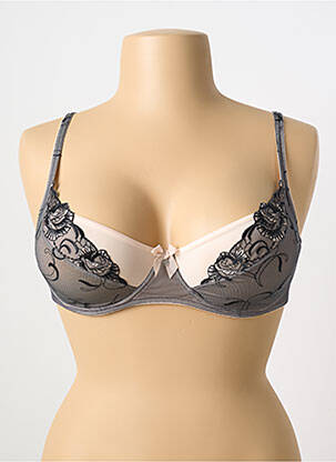 Soutien-gorge haut soutien-gorge balconnet haut soutien-gorge balconnet noir ANTINEA femme
