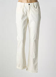 Jeans coupe droite taille normale taille normale beige GUY DUBOUIS femme