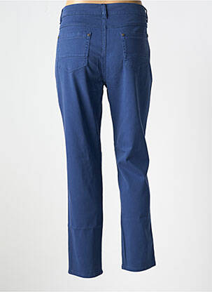 Jeans coupe slim stretch taille normale bleu ANNA MONTANA femme