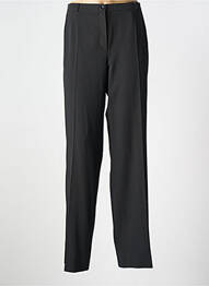 Pantalon droit taille à pinces taille normale noir FE EDITION femme