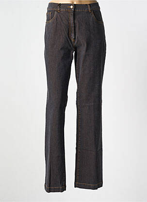 Jeans coupe slim stretch taille normale marron PAUL BRIAL femme