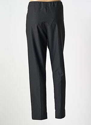 Pantalon droit taille à pinces taille haute noir PAUSE CAFE femme