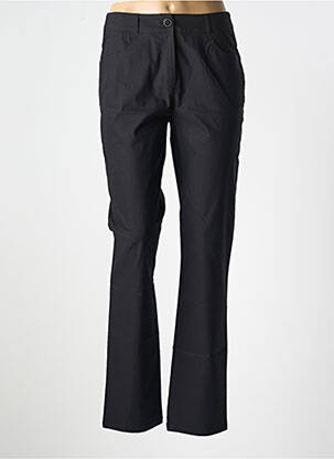 Pantalon slim tissage popeline taille normale noir PAUSE CAFE femme