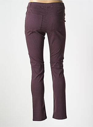 Jegging tissage popeline taille normale violet PAUSE CAFE femme