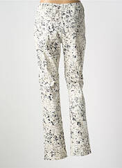 Pantalon slim beige PAUSE CAFE pour femme seconde vue