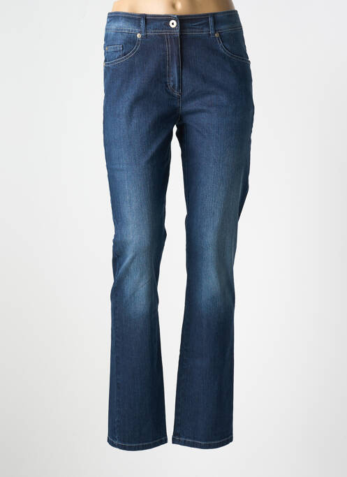 Jeans coupe slim stretch taille normale bleu PAUSE CAFE femme