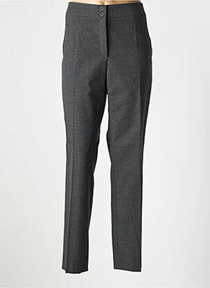 Pantalon droit stretch taille normale gris LEBEK femme