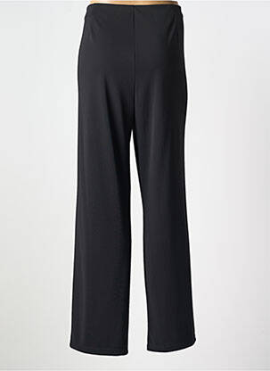 Pantalon droit tissage crêpe taille normale noir BARBARA LEBEK femme