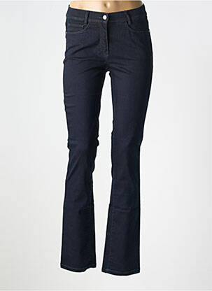 Jeans coupe droite stretch taille normale bleu GERKE MY PANTS femme
