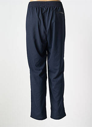 Pantalon droit tissage crêpe taille normale bleu LEBEK femme