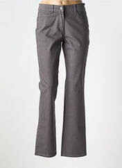 Jeans coupe droite gris LEBEK pour femme seconde vue