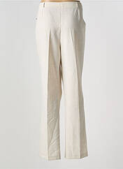 Pantalon droit beige LISA CHESNAY pour femme seconde vue