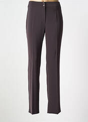Pantalon droit marron LEBEK pour femme seconde vue