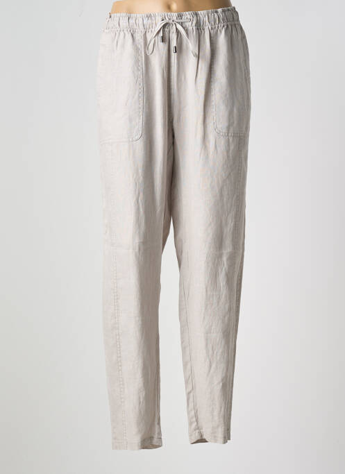 Pantalon droit gris BARBARA LEBEK pour femme