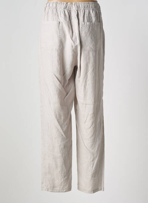 Pantalon droit gris BARBARA LEBEK pour femme