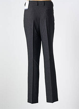 Pantalon droit fermeture zippée sous rabat boutonné taille normale noir GARDEUR femme