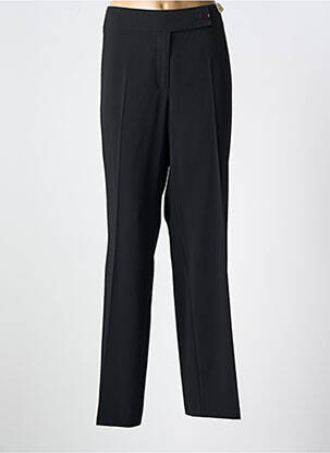 Pantalon droit tissage crêpe taille normale noir GARDEUR femme