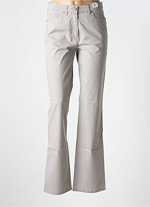 Pantalon droit stretch taille normale gris GARDEUR femme