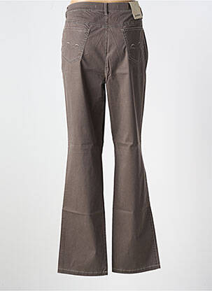 Pantalon droit stretch taille normale marron GARDEUR femme