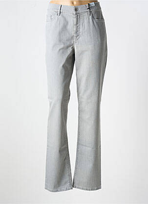 Jeans coupe droite stretch taille normale gris GARDEUR femme