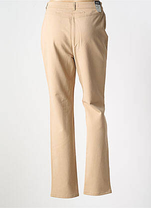 Pantalon droit stretch taille normale beige GARDEUR femme
