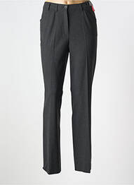 Pantalon droit tissage popeline taille normale gris GARDEUR femme