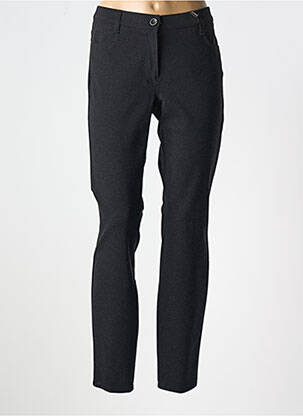 Pantalon droit stretch taille normale noir GARDEUR femme