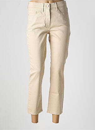 Jeans coupe slim stretch taille normale beige ATELIER GARDEUR femme