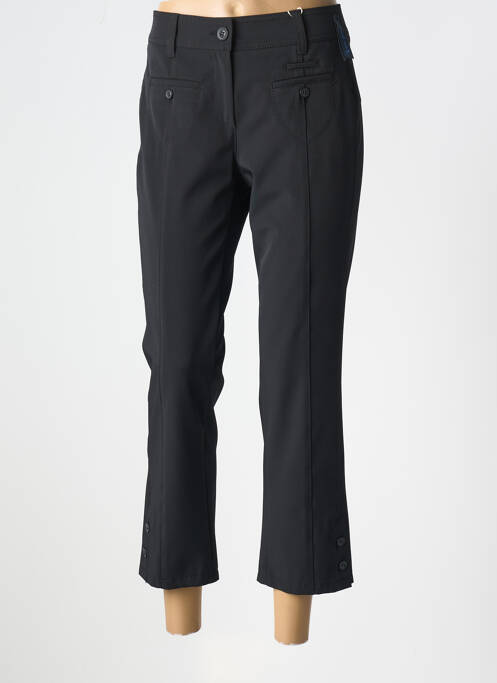 Pantalon 7/8 tissage popeline taille normale noir GARDEUR femme