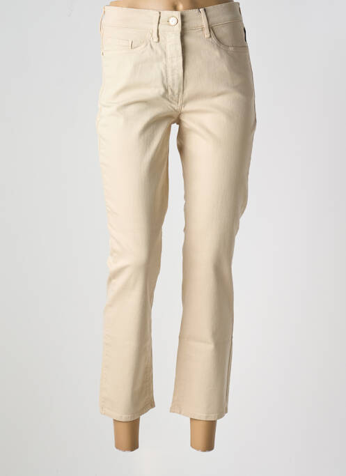 Jeans coupe slim beige ATELIER GARDEUR pour femme