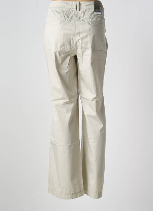 Pantalon droit beige GARDEUR femme