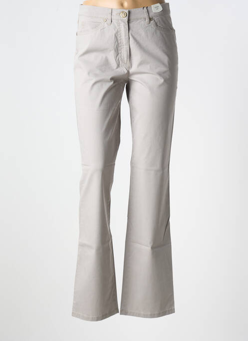 Pantalon droit gris GARDEUR pour femme
